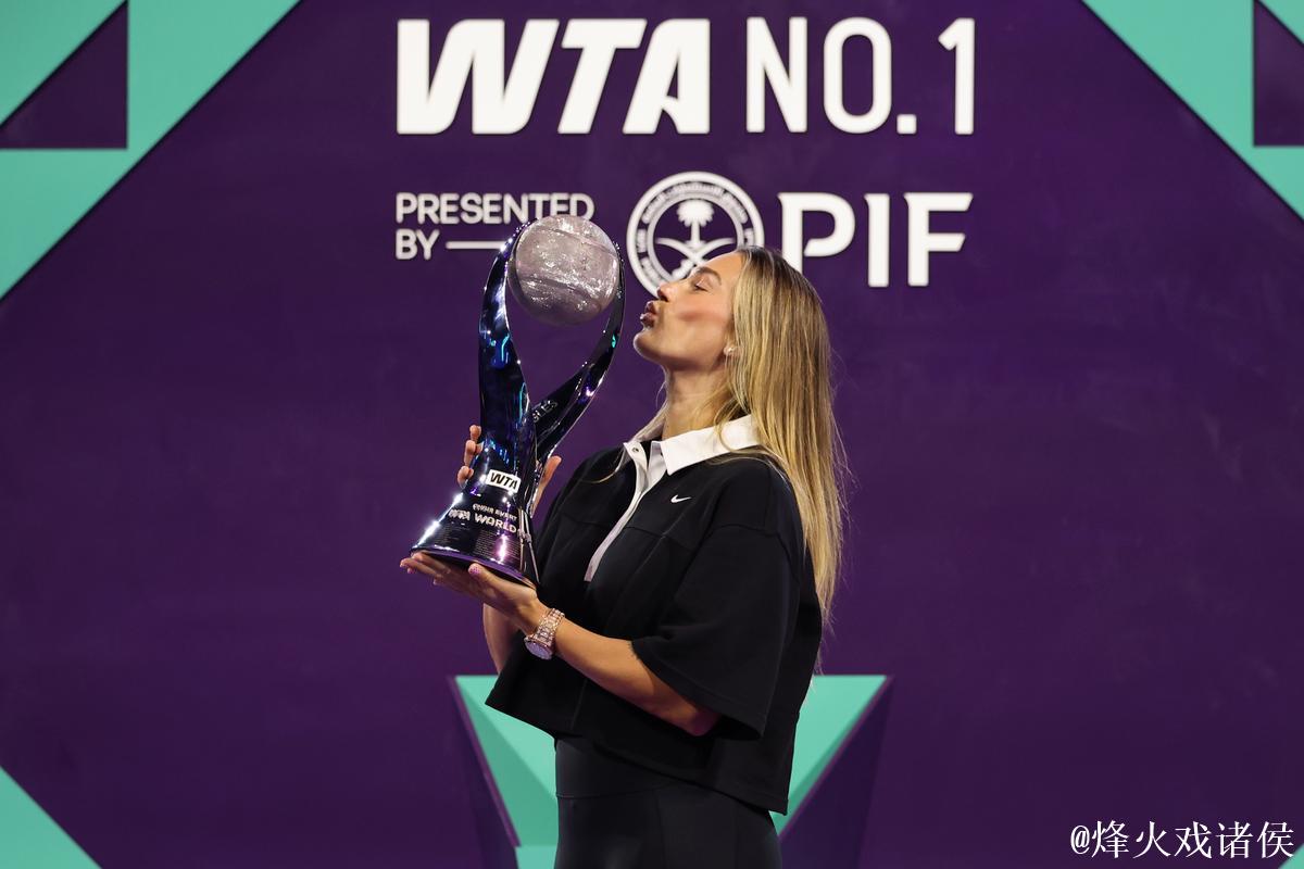 2025 WTA年度球员奖公布 萨巴伦卡荣膺最佳球员